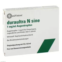 DURAULTRA Gotas oftálmicas N sinus, 10X0,6 ml