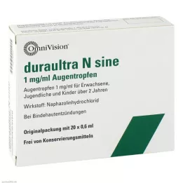 DURAULTRA Gotas oftálmicas N sinus, 20X0,6 ml