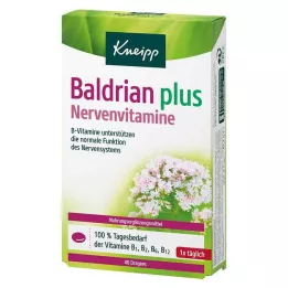 KNEIPP Grageas de valeriana más vitaminas para los nervios, 40 uds