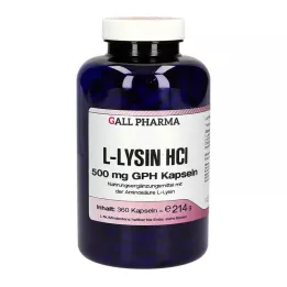 L-LYSIN 500 mg GPH cápsulas, 360 pz
