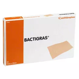 BACTIGRAS Gasa parafinada antiséptica 15x20 cm, 10 uds