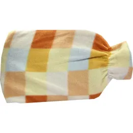 Bolsa de agua caliente de goma 2 l con funda polar, 1 pieza