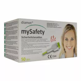 DIAMET Lancetas de seguridad Lite 29 G 1,5 mm, 50 uds