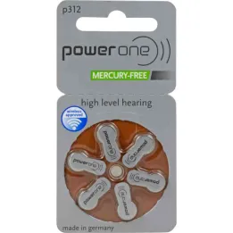 Baterías Hör Powerone 312, 6 piezas