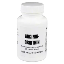 ARGININ/ORNITHIN Cápsulas, 60 pz