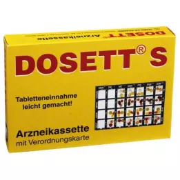 DOSETT Casete de medicamentos S azul, 1 ud