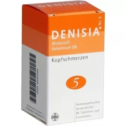 DENISIA 5 tabletas de dolor de cabeza, 80 pz