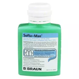 SOFTA MAN Botella de desinfectante para manos, 100 ml