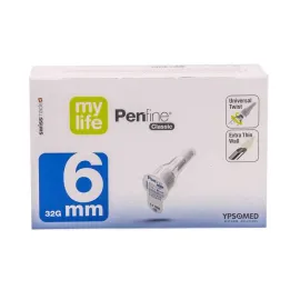 Cánulas Mylife Penfine Classic de 6 mm, 100 piezas