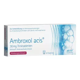 AMBROXOL Acis 30 mg comprimidos orales, 20 uds