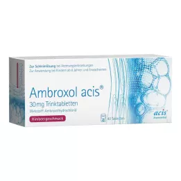 AMBROXOL Acis 30 mg comprimidos orales, 40 uds