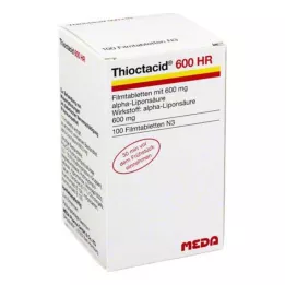 THIOCTACID 600 HR comprimidos recubiertos con película, 100 uds
