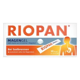 RIOPAN Gel para el estómago en barra, 10 x 10 ml