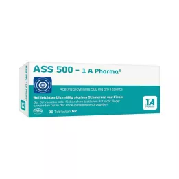 ASS Tabletas farmacéuticas 500-1A, 30 uds