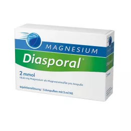 MAGNESIUM DIASPORAL Ampollas de 2 mmol, 5X5 ml