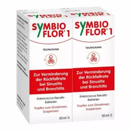 SYMBIOFLOR 1 suspensión, 2X50 ml