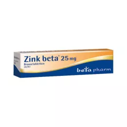 ZINK BETA 25 comprimidos efervescentes, 20 uds