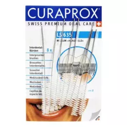 CURAPROX LS 635 Cepillo interdental mediano, 8 uds