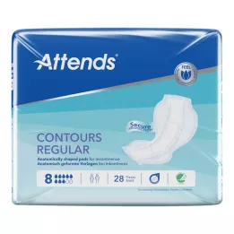 ATTENDS contornos 8 plantillas regulares, 28 pz