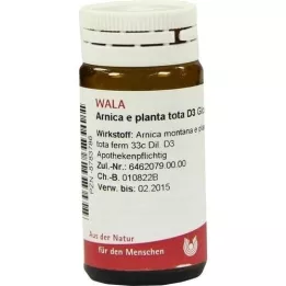 ARNICA E Planta total D 3 Glóbulos, 20 g