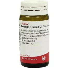 BERBERIS Glóbulos de raíz de E D 3, 20 g