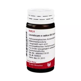 LEVISTICUM Glóbulos de raíz de E D 3, 20 g