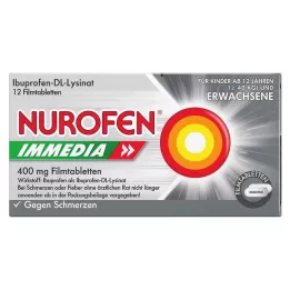 NUROFEN Tabletas recubiertas de película de 400 mg, 12 pz