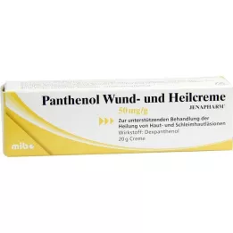 PANTHENOL Crema para heridas y cicatrización Jenapharm, 20 g