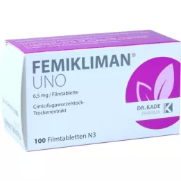 FEMIKLIMAN Tabletas recubiertas de película UNO, 100 pz