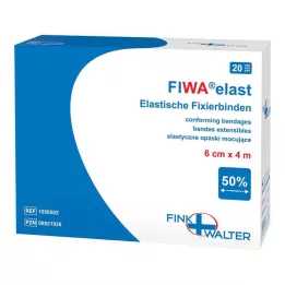 FIXIERBINDE Elástico 6 cmx4 m suelto, 1X20 uds