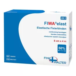 FIXIERBINDE Elástico 8 cmx4 m suelto, 1X20 uds