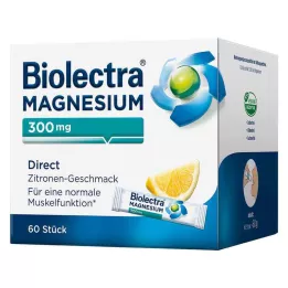 BIOLECTRA Magnesio 300 mg Directo Palitos de Limón, 60 uds