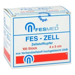 ZELLSTOFFTUPFER FES ZELL 4x5 cm de altura, 100 pz