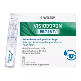 VISIODORON Gotas oftálmicas de malva en pipeta monodosis, 20X0,4 ml