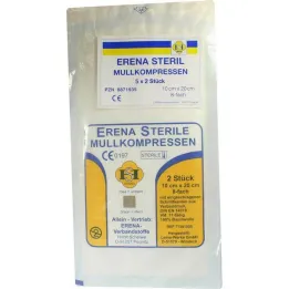 Compresa de gasa esterilizada Erena 10x20, 5x2 piezas