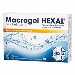 MACROGOL HEXAL más electrolitos Plv.z.H.e.L.z.E., 10 uds