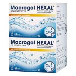 MACROGOL HEXAL más electrolitos Plv.z.H.e.L.z.E., 100 uds