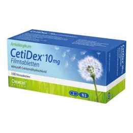CETIDEX Comprimidos recubiertos con película de 10 mg, 100 uds