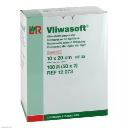 VLIWASOFT Compresas no tejidas 10x20 cm estériles 6l., 50X2 uds