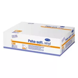 PEHA-SOFT Vinyl und. Guantes Unste. Polvo -Free M, 100 pz