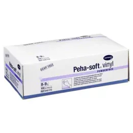 PEHA-SOFT Vinyl Unt. Guantes Unste. Powder -Free L, 100 pz