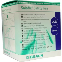 SOLOFIX Safety Fine Lanzetten 25 Gx1.5 mm, 200 pz