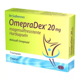 OMEPRADEX Cápsulas duras gastrorresistentes de 20 mg, 7 uds