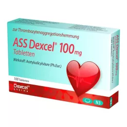 ASS Comprimidos de Dexcel 100 mg, 100 uds
