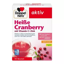 DOPPELHERZ Arándano picante con vitamina C y gránulos de zinc, 10 uds