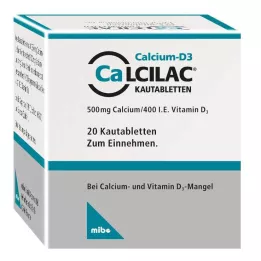 CALCILAC Comprimidos masticables, 20 uds