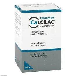 CALCILAC Comprimidos masticables, 50 uds