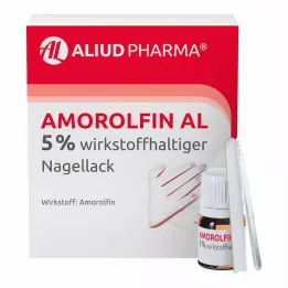 AMOROLFIN AL Esmalte de uñas con ingrediente activo al 5%, 5 ml