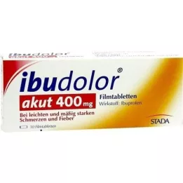 IBUDOLOR Tabletas de recubierta de película aguda de 400 mg, 10 pz