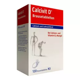 CALCIVIT Tabletas efervescentes D, 120 uds